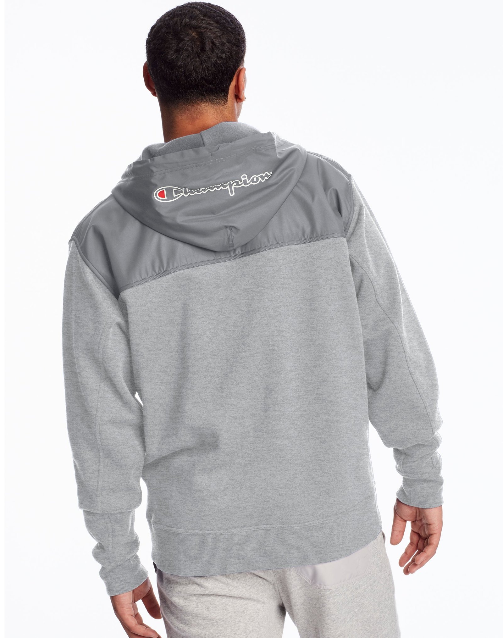 champion c logo slim fleece pant