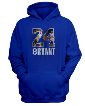 New Arrivals Kobe Bryant Blue Hoodie