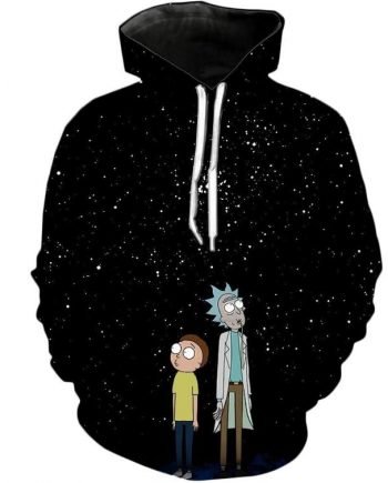 Rick And Morty Star Night 3D Hoodie