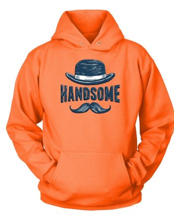 Handsome Darling in the Franxx Orange Hoodie(front)