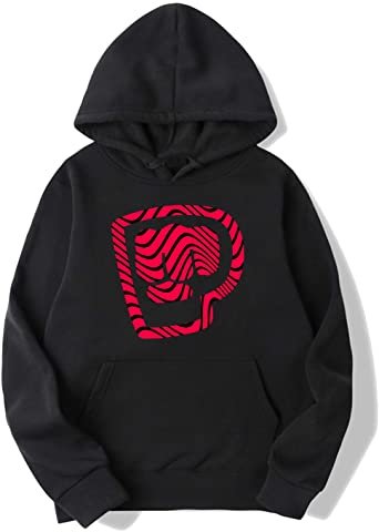 Pewdiepie Custom Wavy Logo Black And Red Hoodie Hoodie Merch