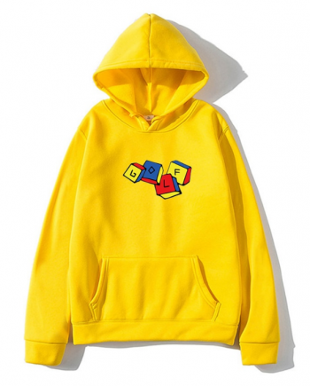 Tyler The Creator Golf Wang Cube Unisex Pullover Hoodie ( Yellow )