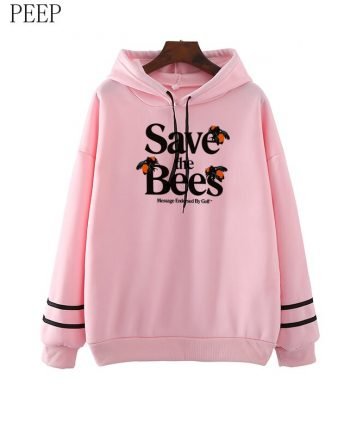 'Save the Bees' Tyler The Creator Pullover Cotton Hoodie ( Pink )