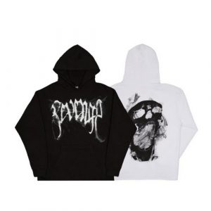 New luxury Unisex REVENGE SMOKE Skull Pullover Hoodies