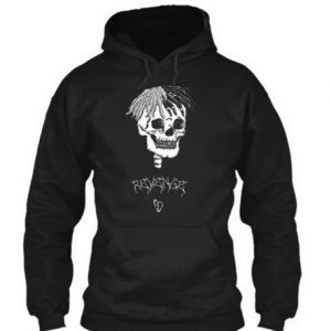 Revenge Specially Printed Men Black Hoodie