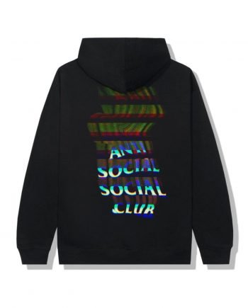 Anti Social Social Club Channel 747 Hoodie - Black (Back)