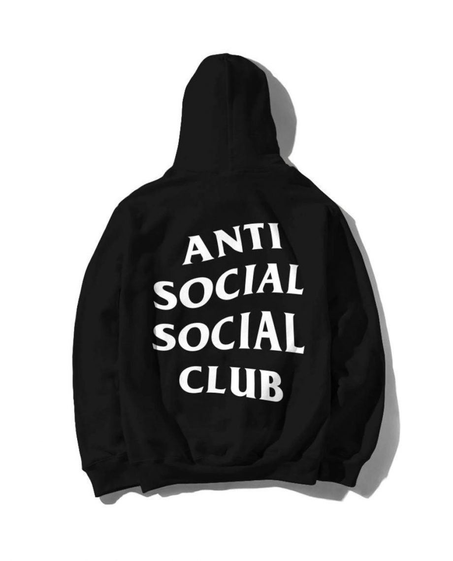 Anti Social Social Club Mind Games Hoodie - Black (Back)