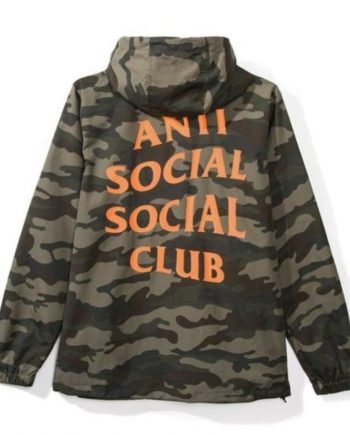 Anti Social Social Club Camo Anorak Jacket - (Back)