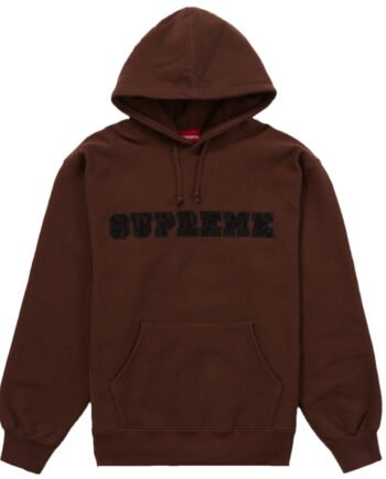 Supreme Lace Hooded Sweatshirt - Dark Brown