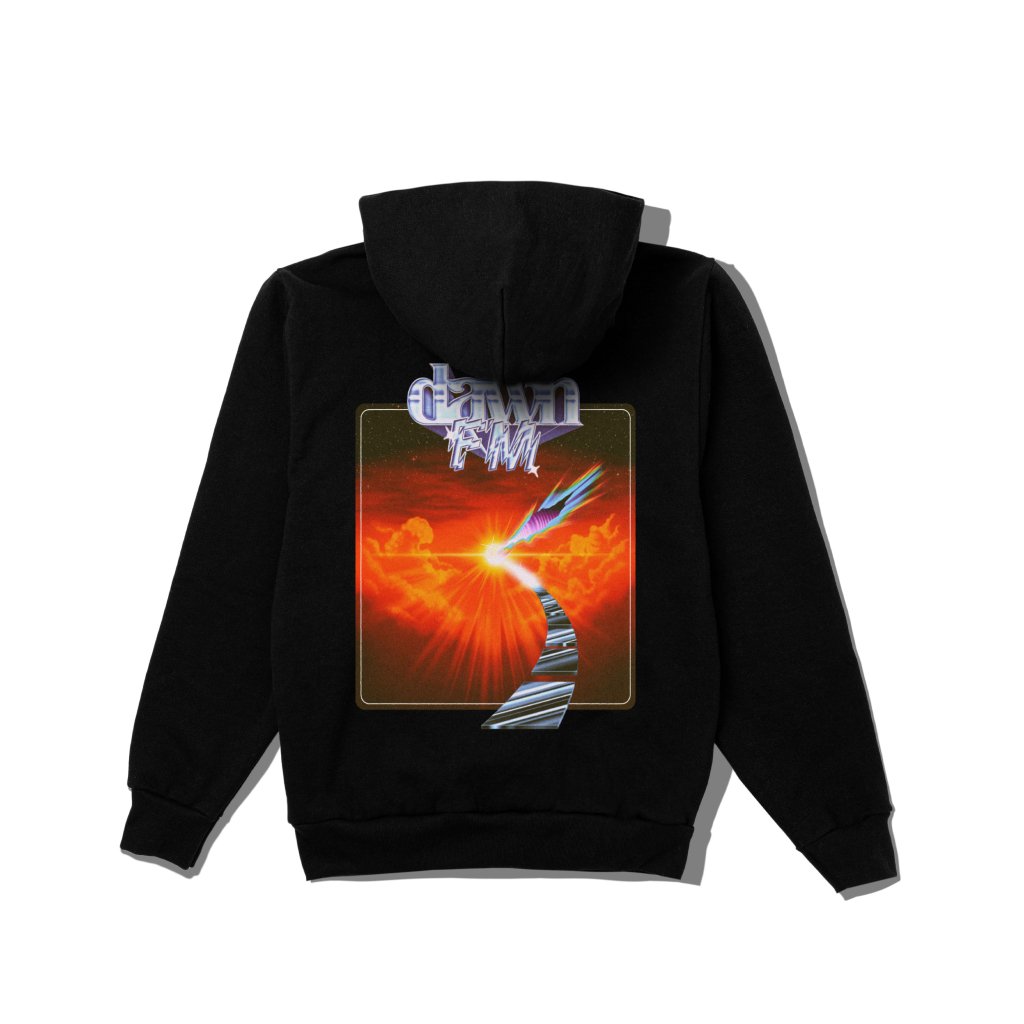 The Weeknd Dawn FM Cover Hoodie - Black - Hoodie Merch