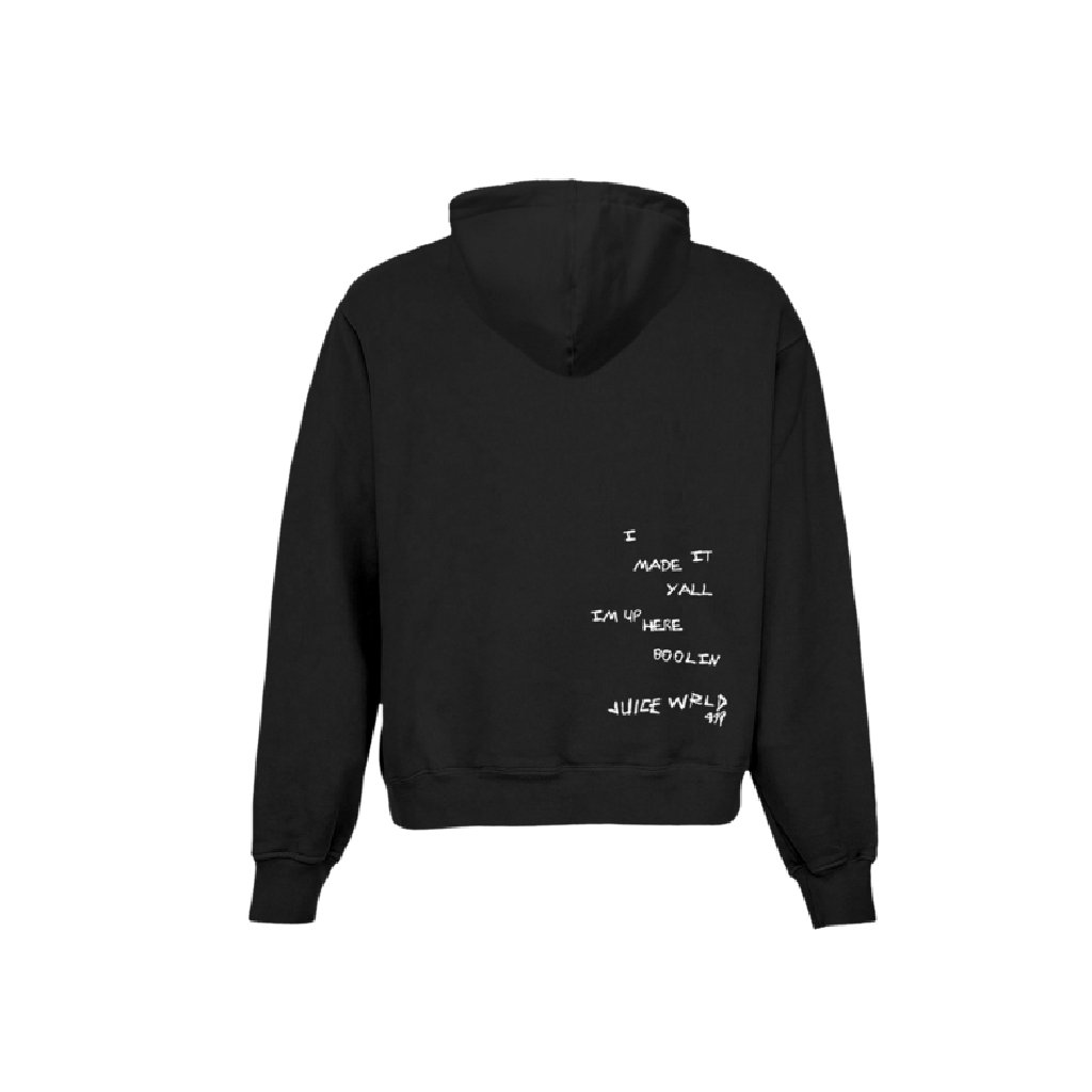 Juice Wrld In Loving Memory Hoodie - Black - Hoodie Merch